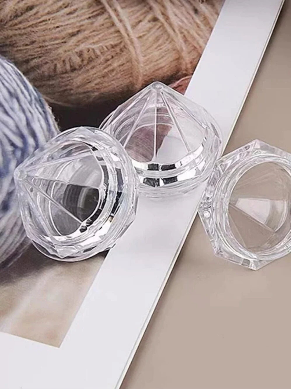 Cosmetic Jars (Set of 3)